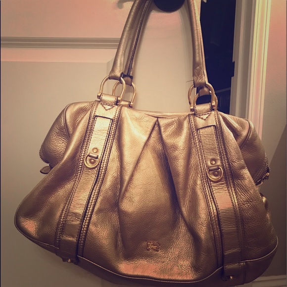 burberry gold purse